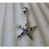 Abalone Starfish Pendant
