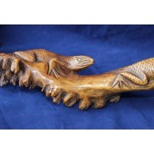 Lizard Carving